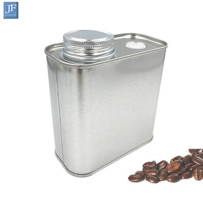 China One Way Valve 8Oz Metal Can Empty Metal Coffee Cans With Valve Coffee Packaging Coffee Bean Tin Cans for sale