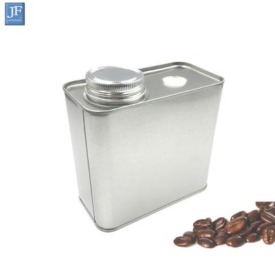 China One Way Valve 8Oz Metal Can Empty Metal Coffee Cans With Valve Coffee Beans Packaging Coffee Bean Tin Cans for sale