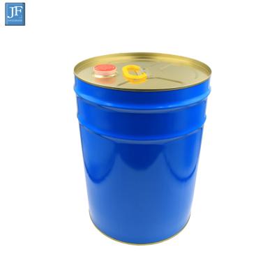 China 20L Paint Closed Tight Main Metal Drum With Plastic Telescopic Cap Spout for sale