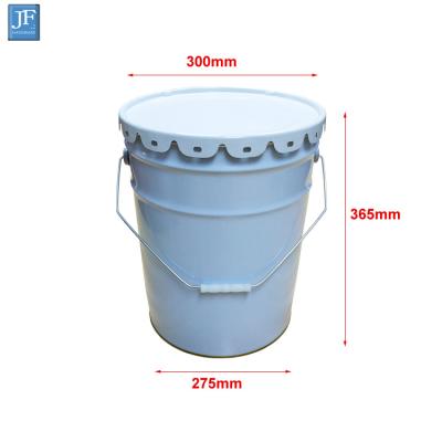 China Empty Paint Tin Container 20L Metal Paint Bucket for sale