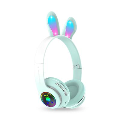 China JKK PM-08 Rabbit Ear Powerful Stereo Bass Headphones Clean Design Color Fashion LED Rabbit Headsets Colorful Earphone for sale