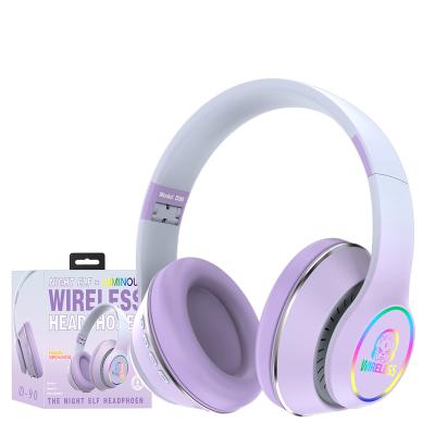 China Bass For Children Gift 2020 Powerful Stereo Noise Cancellation Led Game Audifonos Bluetooth Cat Ear Mini Bluetooth Headphone Stereo for sale