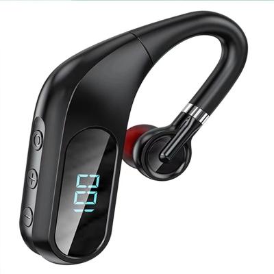 China Powerful Stereo Bass Kj 10 Rotate Handsfree Business Headphone Earhook Wireless Earphone With Mic For Driver for sale