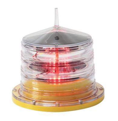 中国 Reliable ABS quality built in solar photocell low intensity led aviation obstruction light for tower crane 販売のため