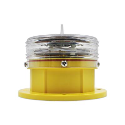 China ABS Self Contain Light-powered Solar Led Warning Light For Construction Crane for sale