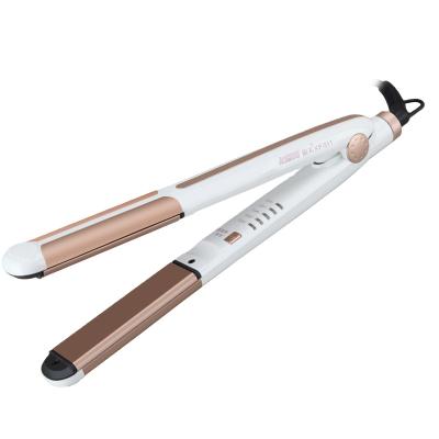 China LED Temperature Display Manufacturer Advanced 2 In One Fast Hair Straightener Curler for sale