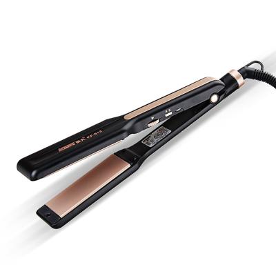 China Cheap LED Temperature Display Hair Straightener With Ceramic Coating Dish Temperature Control Hair Straightener for sale