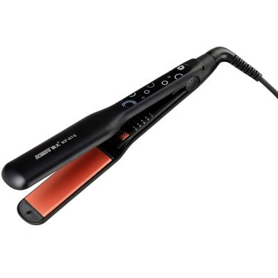 China Large Size LED Light Indictor Hair Dish KF-513 Hair Straightener OEM/ODM Fast Hair Straightener for sale