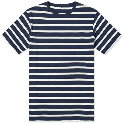 China QUICK DRY Striped Custom Made Polyester Chest Pocket Short Sleeve T-Shirts T Shirts Unisex for sale