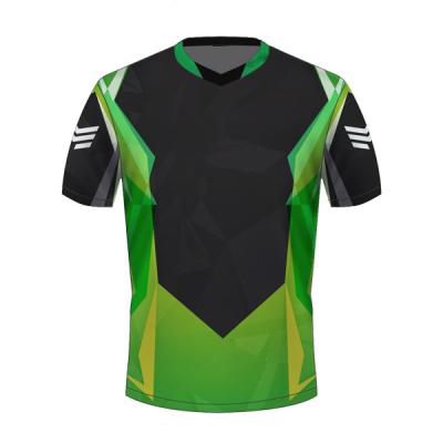 China Hot Sale Good Quality QUICK DRY Esports Tank Top Hot Sale Custom Logo Spandex Polyester Team Men T-shirt for sale