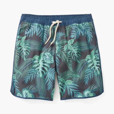 China Plus Size Swimming Trunks Drawstring Pocket High Quality Custom Print Mens Swim Shorts for sale