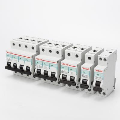 중국 VECAS DZ47-63 MCB 1P 16A 20A 25A 32A 63A mini Circuit Breaker AC 110V-400V miniature circuit breaker 판매용