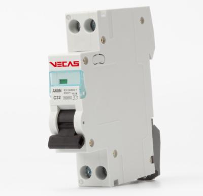 China VECAS DZ47-63 A60 Ac Dc mini 1P 2P 3P 4P 240/450V MCB Air Switch Upgrade 1 Pole 20 AMP A60-DPN Miniature Circuit Breaker for sale