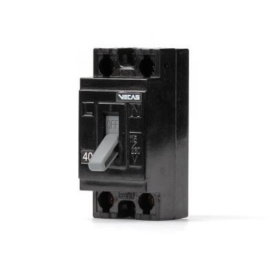 China RCBO VECAS Molded Case Circuit Breaker MCCB Current Breaker with Leakage Protection 2 Pole 16A 30ma 50HZ/240V Air 32A 220/240VAC for sale