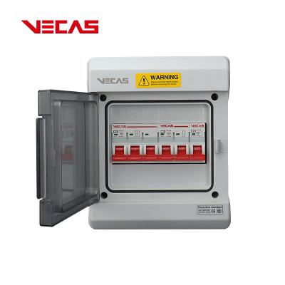 China VECAS 5 Bit Distribution Box 2P Air Switch Box Strong Electric Box Flame Retardant Plastics Flame Retardant CE IEC HA Series ZHE for sale