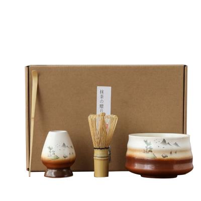 China Chasen Brush Tools Bamboo Green Tea Set Accessories Viable Traditional Japanese Ceremony Matcha Powder Beater Green Tea Sets for sale