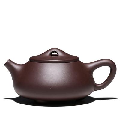 China Shipiao Viable Dark Red Pot Clay Teapot Chinese Style Kungfu Purple Teapot For Christmas Gift for sale