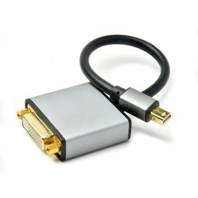 China Monitor gold plated Mini Displayport Adapter mini DP to dvi male to female adapter converter support 1080p for laptops mobile phones for sale