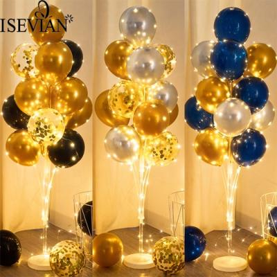 China ISEVIAN 160cm Wedding Birthday Balloon Decoration Glowing Balloon Stand With Customized Type And Color For Party for sale