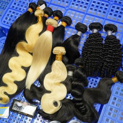 China Raw Silky Straight Brazilian Mink Hair Extension Packaging, 100 Remy Unprocessed Hair Vendors, Virgin Wave Cuticle Aligned Hair Weave Bundles for sale