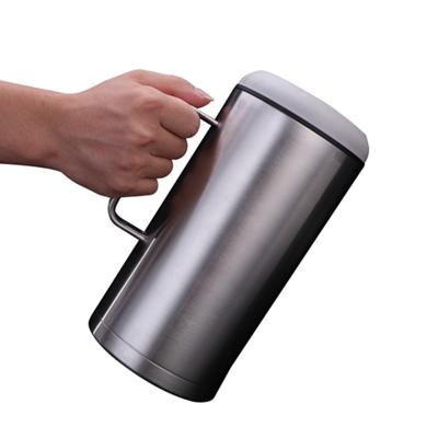 China Amazon Sustainable Best Seller 40 Ounce Mug Insulated Double Wall 304 Stainless Steel Cold Boxes Personalized Beer Rack for sale