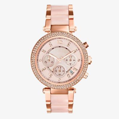 China Custom Logo High Quality Profesional Ladies Luxury Diamond Ladies Quartz Watch Water Resistant for sale