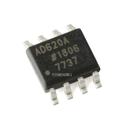 China Brand new and original AD620ARZ IC OPAMP INSTR 1MHZ 8SOIC IC chip AD620A with low price AD620ARZ for sale