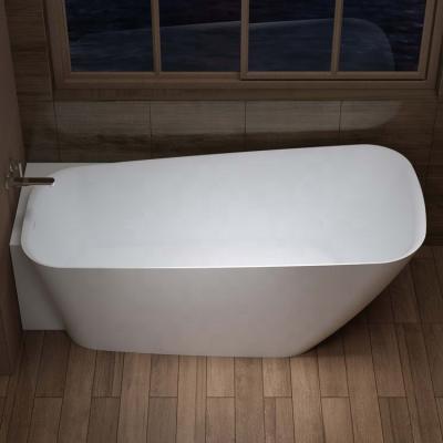 China Freestanding Bathtub - TC-S98 Pure White Corian Bathtub for sale