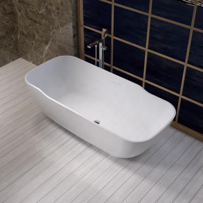 China Freestanding Luxury Freestanding Bathtub | Artificial stone, deep, soaking, stand alone bathtub TC-S51N for sale