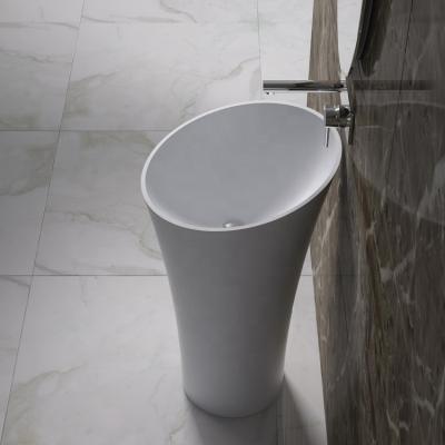 China Hot Sale Durable Corian Sink, Bathroom Hand Free Sink, Resin Stone Vessel Sink PW05 for sale