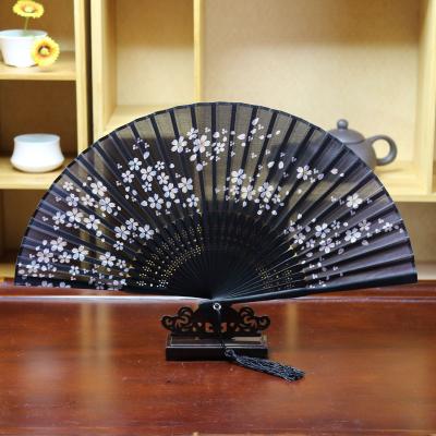 China China Folk Back Folding Japanese Wind Hand Fan for sale