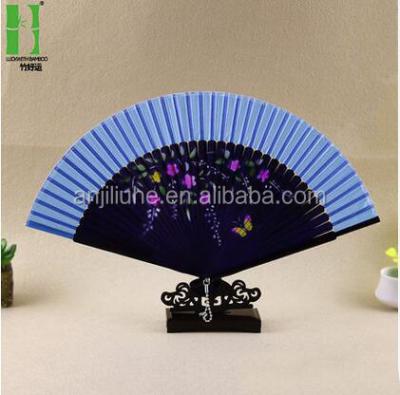 China Japan Printing Japanese Gift Fan Folding Hand Held Fans For Wedding for sale