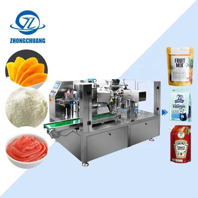 China Multi Function Automatic Beverage Packaging Machines Dates Dried Fruit Wrapping Premade Pouch Packing Machine for sale