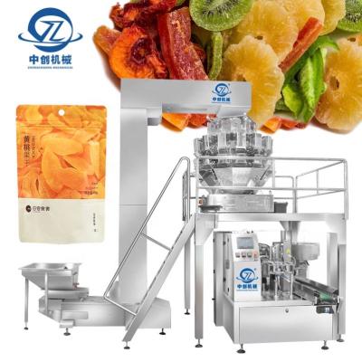 China Food Premade Bag Packing Doypack Pouch Potato Chips Grain Flour Dry Fruits Popcorn Bags Dried Fruit Packaging Machine for sale