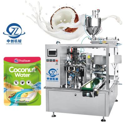 China Adjustable Coconut Detergent Automatic Water Filling Machines Pouch Doy Speed ​​Soap Liquid Doypack Packing Machine for sale