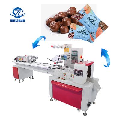 China High Efficiency High Speed ​​Small Flow Pack Cotton/Little Lollipop Soft/Hard Pillow Packing Machinery Horizontal Candy Packing Packing Machine for sale