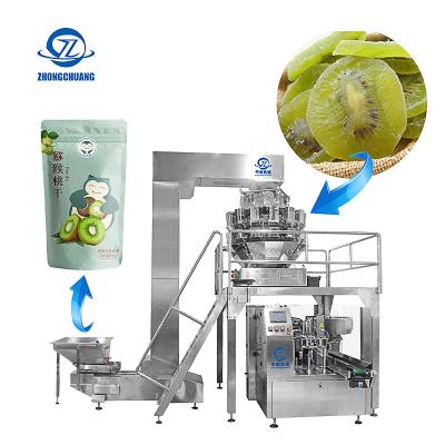 China Servo Automatic Packing Machine Pre Made Sealing Weighing Bean Dried Seed Dry Peanuts Sunflower Fruit Filling Zipper Premade Plastic Bag Packing Machine for sale