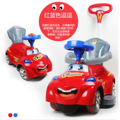 China Ride On Toy Factory Good Quality Wholesale Hot Popular Stroller Plastic Kids Ride On Car Swing Hand Push Car Toy For 3-5 Years Kids for sale