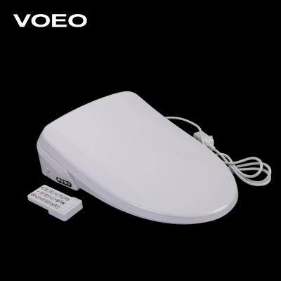 China VISUAL Electronic Bidets Sanitary Self Cleaning Bidet PP Water Spray Automatic Smart Plastic Toilet Seat Cover With Remote Control for sale