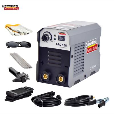 China Building Material Shops New Design IGBT Handheld Stick Welder ARC 155 Welding Machine 220v For Home Used Portable for sale