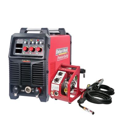 China GAS 250 Amp GAS MIG Welder Igbt Digital Double Pulse Aluminum NBC For Industrial Used for sale