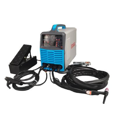 China Welder Gasless AC Aluminum DC CAT 200 Amp HF TIG/Stick Digital Welder with 200A 220/380V Pulse Welding Machine Foot Pedal Control for sale