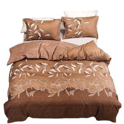 China 2021 Nondisposable New Promotion Imitation Embroidered 3 in 1 Bedding Set Luxury for sale