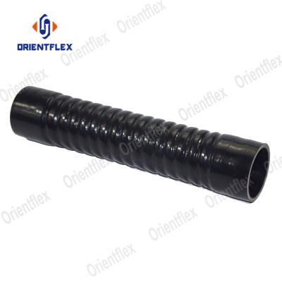 China Silicone + Polyester/Aramid/Fiberglass Corrugated Steel Wire Silicone Auto Radiator Hose China Suppliers for sale