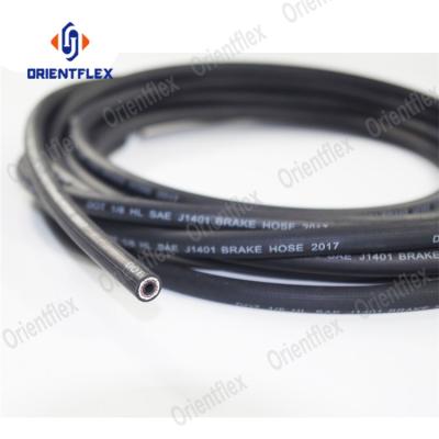 China SBR EPDM SAE J1401 3an Hydraulic Brake Hose Rubber Flexible Hose For Brake Fluid for sale