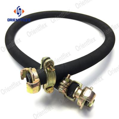 China Synthetic Rubber High Temperature Resistant Air Water Jumper Transfer Head Tire Airline Air Compressor Hose for sale