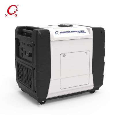 China Silent Start Light 6.3kVA Inverter Diesel Generator Electric Outdoor Camping Generator 5600D 5000W Emergency Generator XG5600D Digital for sale