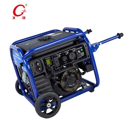 China Portable Gasoline Generator 7.5kVA Inverter Generator 7kW Start Open Frame Standby Electric Generator XG-KF7000B for sale