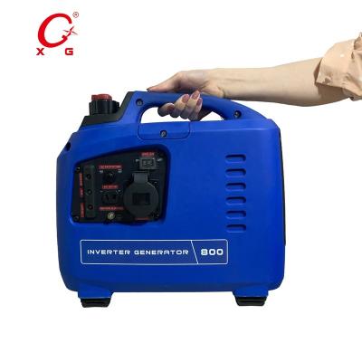 China Ultra Light All 4 Stroke Mini Gasoline 1kVA Inverter Generator 0.8kW Portable Backup Generator Copper Recoil Start 800 for sale