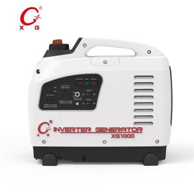 China Silent Portable Gasoline 1.2kVA Inverter Generator 1kW Generator Building Stand Generator Recoil Start 1000 for sale